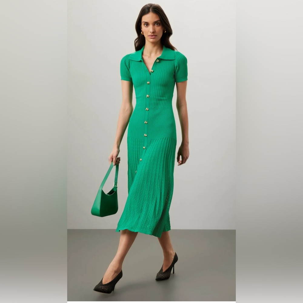 Sandro Green Lorel Dress